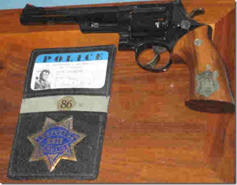 NRA Museum - Dirty Harry's .44 Magnum and Badge NRA Museum - Dirty Harry's .44 Magnum and Badge